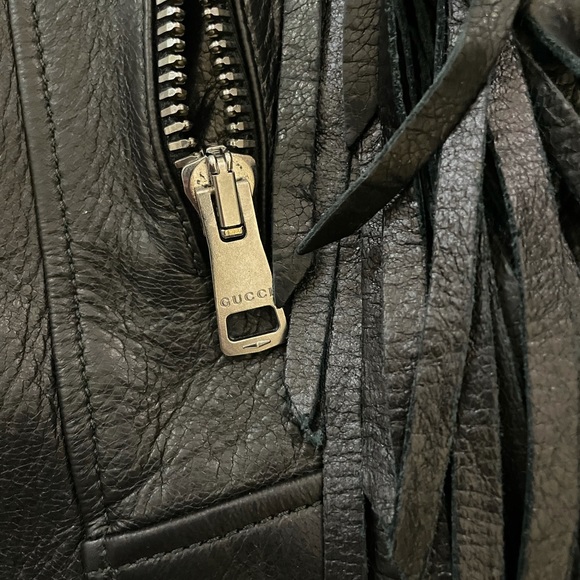 Gucci Punk Leather Biker Jacket Size 44/L - Picture 16 of 16